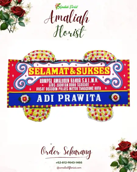 Papan Bunga Ucapan Selamat Medono